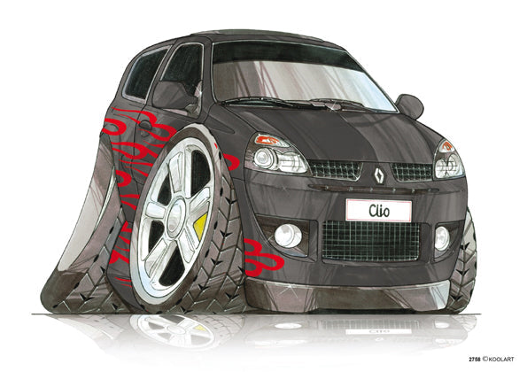 Renault Clio Tuning Black (SKU2758)