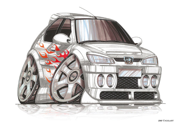 Peugeot 306 Tuning Silver (SKU2767)