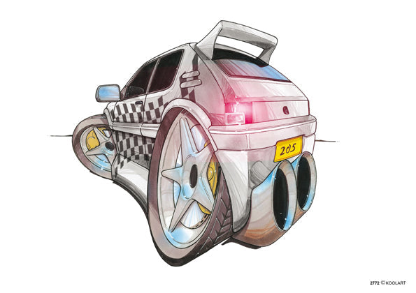 Peugeot 205 Gti Tuning Silver (SKU2772)