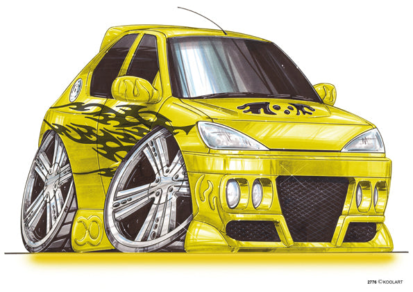 Peugeot 106 Tuning Yellow (SKU2776)