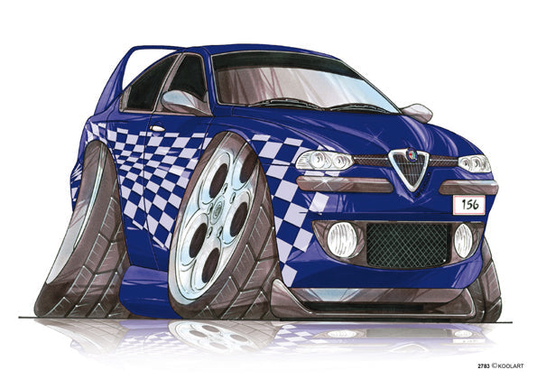 Alfa Romeo 156 Tuning Blue (SKU2783)