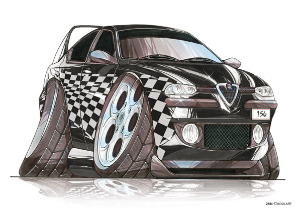 Alfa Romeo 156 Tuning Black (SKU2784)