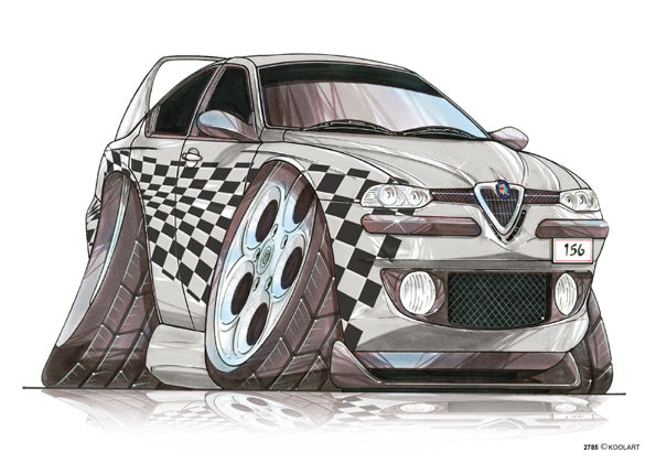 Alfa Romeo 156 Tuning Silver (SKU2785)