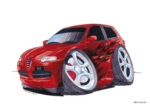 Alfa Romeo 147 Tuning Red (SKU2786)
