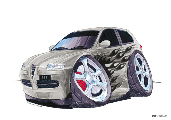 Alfa Romeo 147 Tuning Silver (SKU2788)