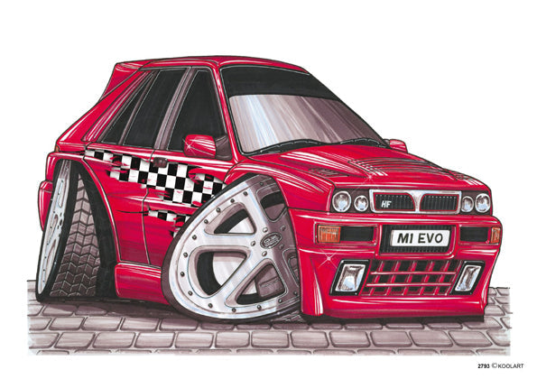 Lancia Integrale Tuning Red (SKU2793)