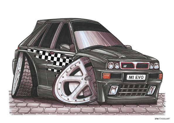 Lancia Integrale Tuning Black (SKU2794)