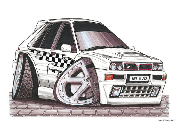 Lancia Integrale Tuning White (SKU2795)