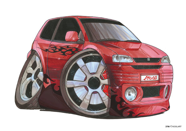 Seat Arosa Tuning Red (SKU2798)