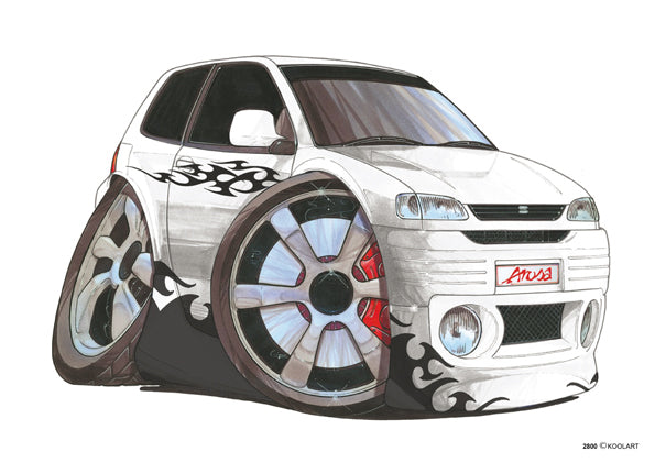 Seat Arosa Tuning White (SKU2800)