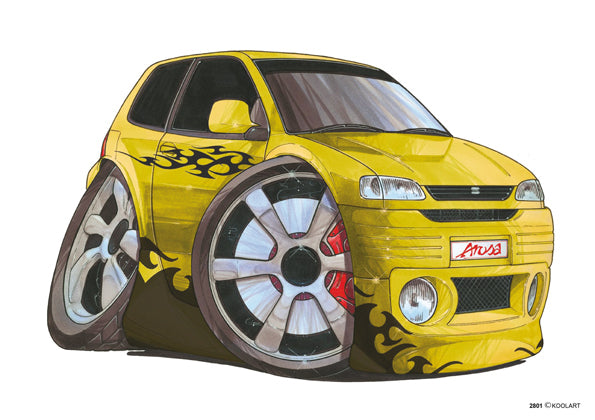 Seat Arosa Tuning Yellow (SKU2801)