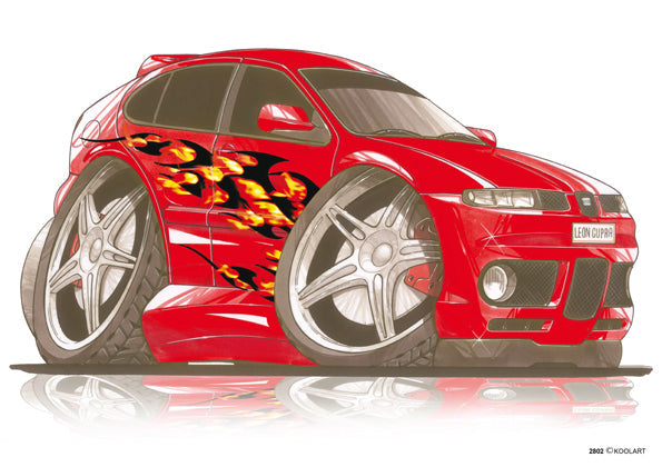 Seat Leon Cupra Tuning Red (SKU2802)