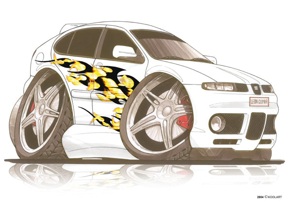 Seat Leon Cupra Tuning White (SKU2804)