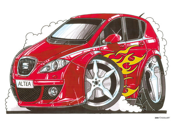 Seat Altea Tuning Red (SKU2806)