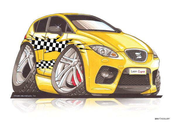 Seat Leon Cupra Tuning Yellow (SKU2810)