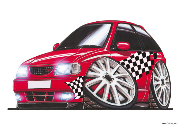 Seat Ibiza Tuning Red (SKU2811)
