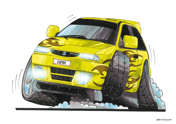 Seat Ibiza Tuning Yellow (SKU2819)