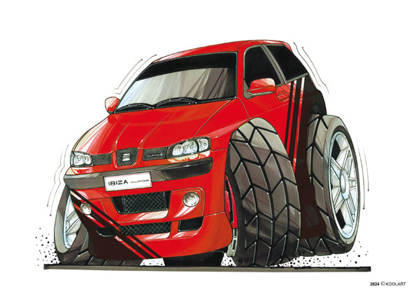 Seat Ibiza Tuning Red (SKU2824)
