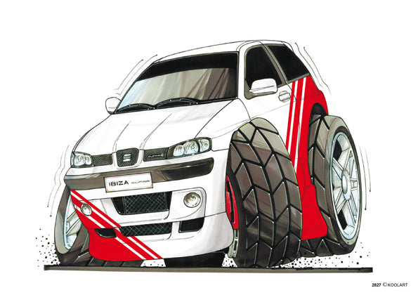 Seat Ibiza Tuning White (SKU2827)