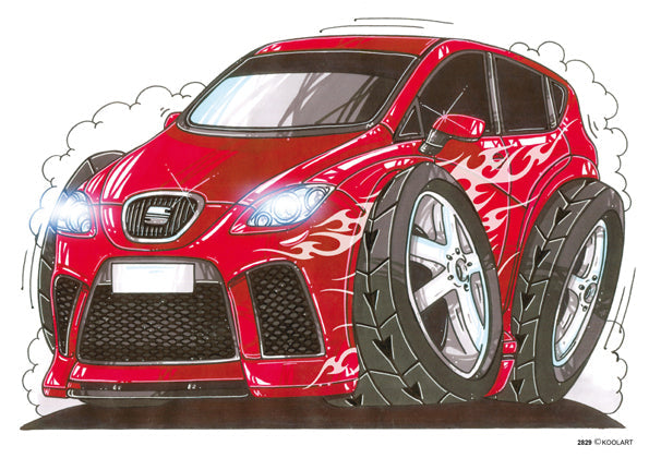 Seat Leon Tuning Red (SKU2829)