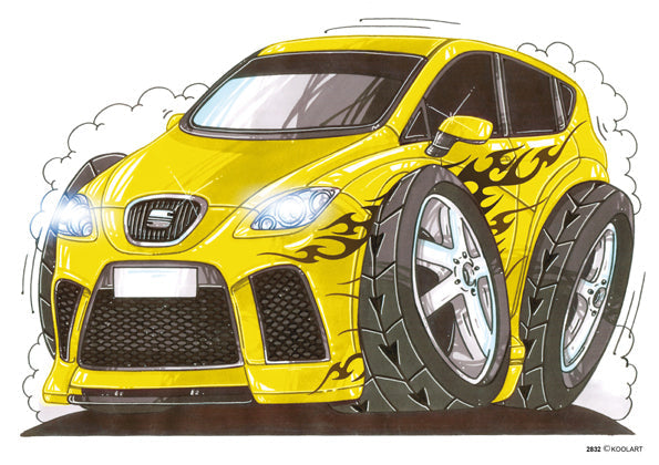 Seat Leon Tuning Yellow (SKU2832)