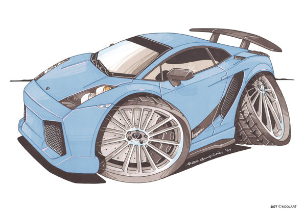 Lamborghini Gallardo Blue (SKU2877)
