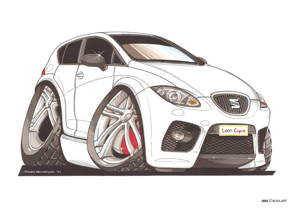 Seat Leon Cupra White (SKU2882)