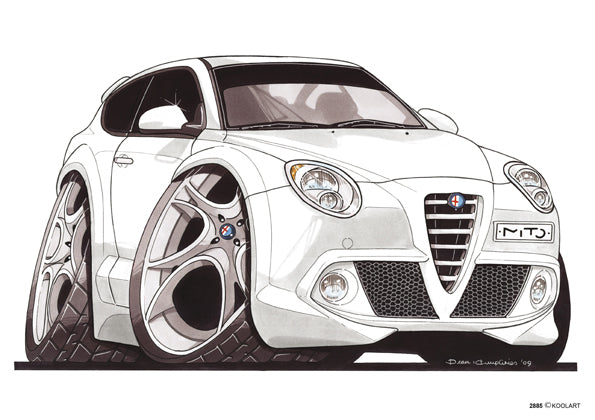 Alfa Romeo Mito White (SKU2885)