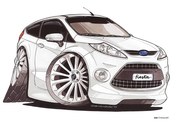 Ford Fiesta White (SKU2895)