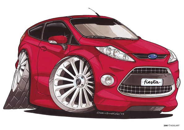 Ford Fiesta Red (SKU2896)