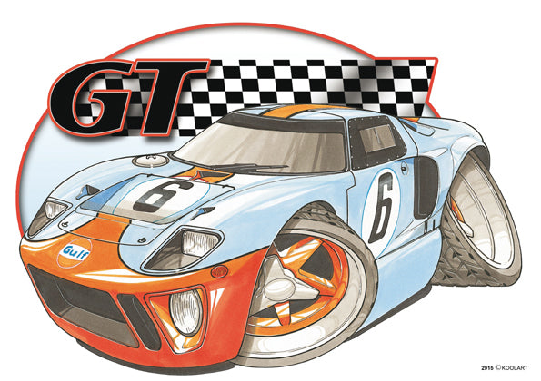 Ford GT Blue/Orange (SKU2915)