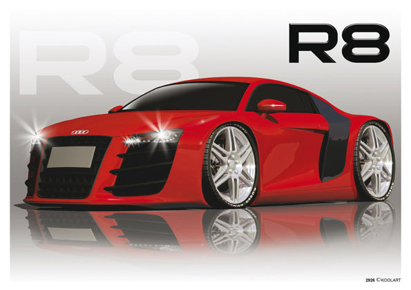 Audi R8 Red (SKU2926)