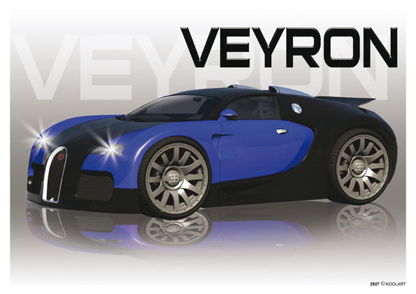 Bugatti Veyron Blue/Black (SKU2927)