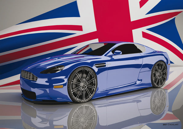 Aston Martin DB7 Blue (SKU2937)