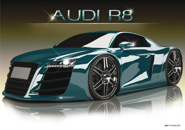 Audi R8 Turquoise (SKU2941)