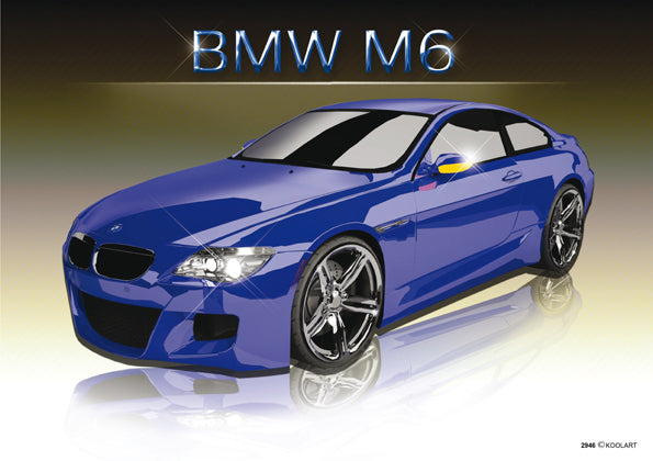BMW M6 Blue (SKU2946)