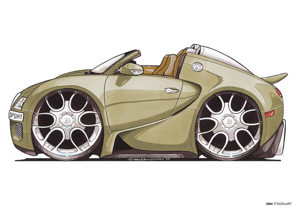 Bugatti Veyron Roadster Brown (SKU2964)