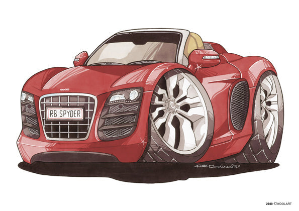 Audi R8 Spyder Red (SKU2980)
