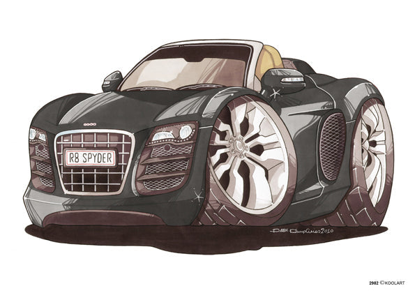 Audi R8 Spyder Black (SKU2982)