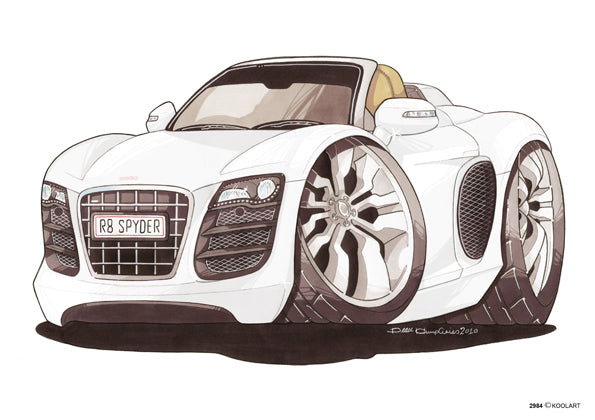 Audi R8 Spyder White (SKU2984)