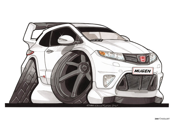 Honda Civic Type-R Mugen White (SKU2985)