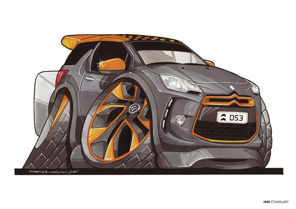 Citroen DS3 Black/Orange (SKU2989)