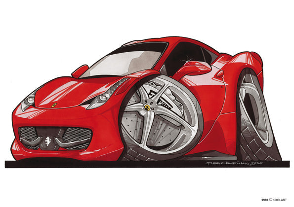 Ferrari 458 Red (SKU2990)