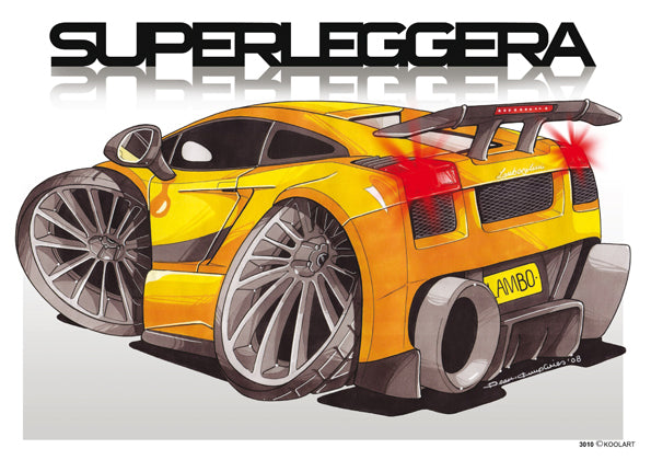 Lamborghini Superleggera Yellow (SKU3010)