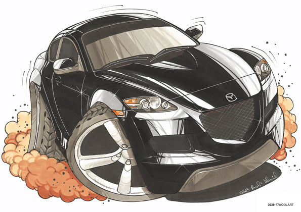 Mazda RX8 Black (SKU3029)