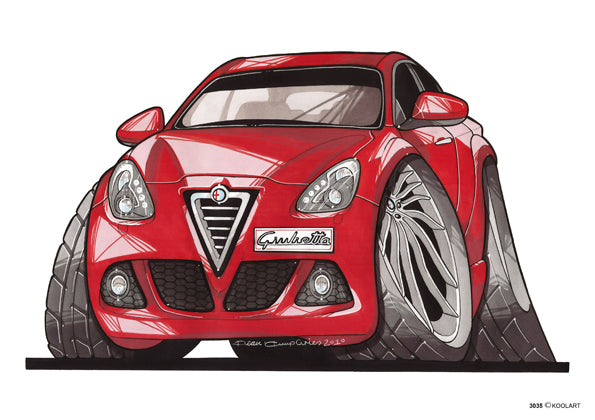 Alfa Romeo Guilietta Red (SKU3035)