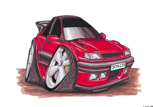 Peugeot 309 Gti Red (SKU305)