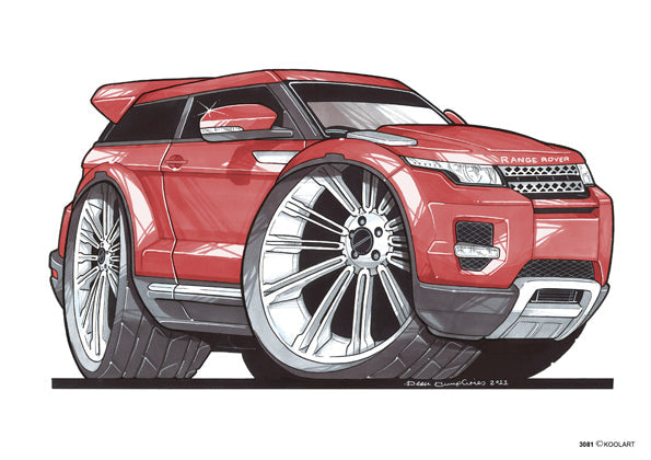 Range Rover Evoque Red (SKU3081)