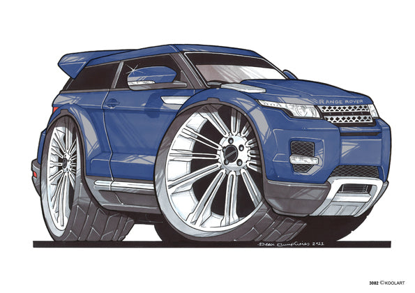 Range Rover Evoque Blue (SKU3082)