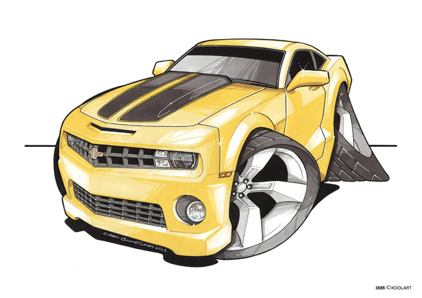 Chevrolet Camaro Yellow (SKU3085)